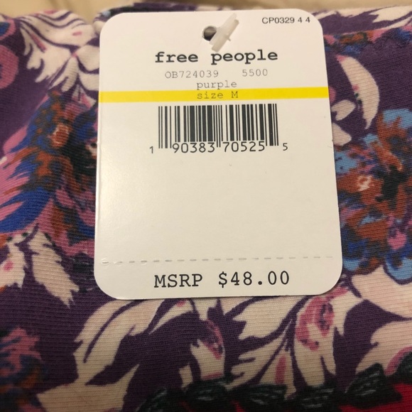 Free People - All The Party Bodysuit - Purple Red - Picture 8 of 8